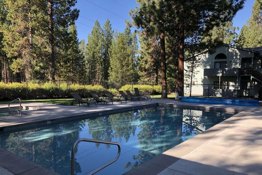 Updated Powder Village Condo near Sunriver Business Park, Sunriver Resort and restaurants.  This upstairs unit has an open floor plan with 2 bedrooms, 2 baths and a loft.  Features include stainless steel appliances, washer, dryer, forced air heat and a ductless cooling system.  There are two decks for entertaining and BBQ's. Furnishings are included. Keep as a short-term rental or use as a vacation home.  Quiet private setting in the back of the building. Condo complex has an outdoor pool and hot tub.  HOA covers water, sewer, garbage, snow removal and pool maintenance.