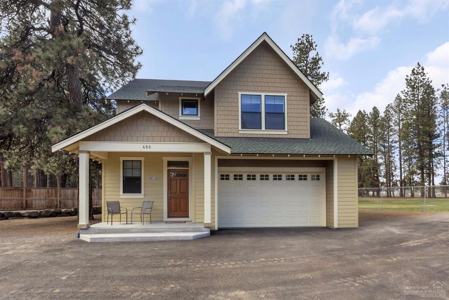 Beautiful home in the forested Roaring Springs neighborhood of Sisters. Walking distance to all Main St shops and restaurants. Truly custom built home w/ marble entry, granite counters, cherry cabinets w/ slow close drawers, custom 2 layer utensil drawer, upstairs loft, cable/internet hookups in each bdrm, covered patio perfect for entertaining, 45' RV parking and full hook-ups. Neighborhood nature trail leading to Whychus Creek and park