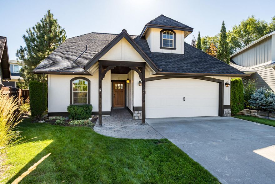 Beautifully updated & move-in ready home in the desirable Breckenridge Neighborhood of NE Bend! Enjoy MAIN-LEVEL LIVING with the primary suite, two additional bedrooms, and a full bath on the first floor. The open floor plan features vaulted ceilings, a cozy gas fireplace, and a kitchen with quartz countertops, stainless steel appliances, and warm wood cabinetry. The well-appointed primary suite offers dual vanities and a walk-in closet. Upstairs, find a versatile bonus room or 4th bedroom ensuite. Outside, the fenced yard with mature trees and landscaping creates privacy and curb appeal. Recent updates include exterior paint and an Energy Star-rated heat pump. Conveniently close to shopping, dining, parks, schools, and the hospital—this home has it all!