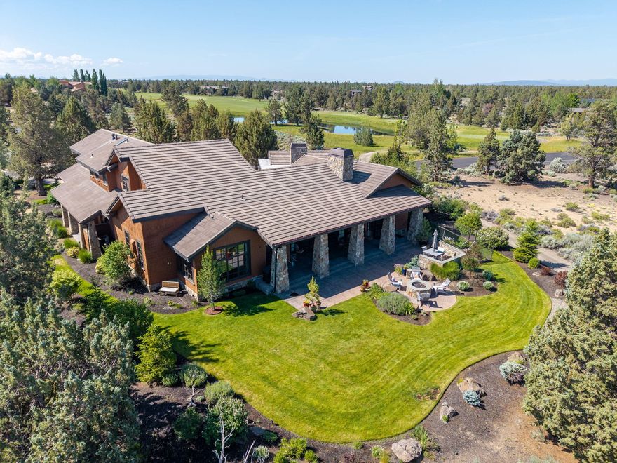 Exceptional Home on the 5th Green of the Fazio Course at Juniper Preserve.
Located in one of Central Oregon's premier golf communities, this impeccably maintained home offers a rare blend of elegance, comfort, and privacy. Light-filled and thoughtfully designed the main level features a spacious great room with a wet bar, a gourmet kitchen perfect for entertaining, a cozy library, and a versatile bonus space ideal for an art studio or fitness space. The main-level primary suite is privately located in its own wing, offering a peaceful retreat. Upstairs, two junior suites provide excellent separation for guests and family.
Across a charming covered patio, a detached casita provides private guest accommodations. A 3-car garage, covered outdoor spaces, and stunning golf course views complete this one of kind offering. $115,000 Pronghorn Premier Membership is included.