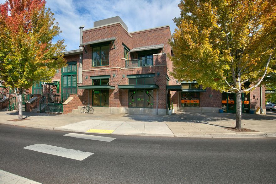 The Mill Quarter Project is one of a kind in scenic Central Oregon. Located along the pristine Deschutes River, this site was formerly occupied until the 1980s by mills of the bygone logging industry. With the growth of Bend, the Old Mill District has seen resurgence in mixed use, and the Mill Quarter Project is the capstone. A large loft apartment adjacent to trails, restaurants, shopping, movie theater, and Market of Choice grocery store can be rented or owner used. The property also includes (2) retail/office spaces and is sold with (7) owned parking spaces.  No HOA dues, level lot, and a unique find in the heart of Downtown Bend!