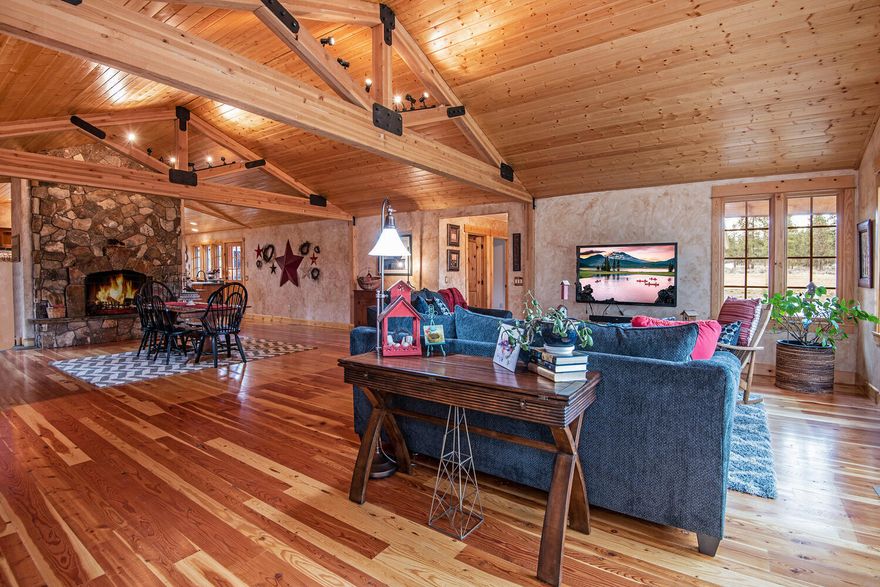 14.42 acres of peace and tranquility centrally located between Sisters and Bend. 1.94 acres of groundwater irrigation rights. 2.5 acres in pasture. Full and partial views of Mt. Washington, Mt. Jefferson, Black Butte, Broken Top, the North, and Middle Sisters, plus pasture views. Single-level 2,871 SF ranch home, 3 BD, 3.5 BA + Bonus Room. Completely remodeled in 2013. Great Room has vaulted pine ceiling, fir hardwood floors, and wood-burning stone fireplace. Skip trowel textured sheetrock with faux painting/glaze. Kitchen has radiant heat floors, an island with a breakfast bar, and a walk-in pantry. Lower cabinets are all convenient drawers plus a waste bin cupboard. Bonus room with a private entrance for a home office, craft room, or 4th bedroom. Park 6+ vehicles plus RVs, boats, riding lawn mower, 4-wheelers, toys, and more in garages, shops, and barn. 10-stall barn with tack rooms, hay storage, and washing area. Garden area has 6' tall fencing. Many new systems and upgrades!