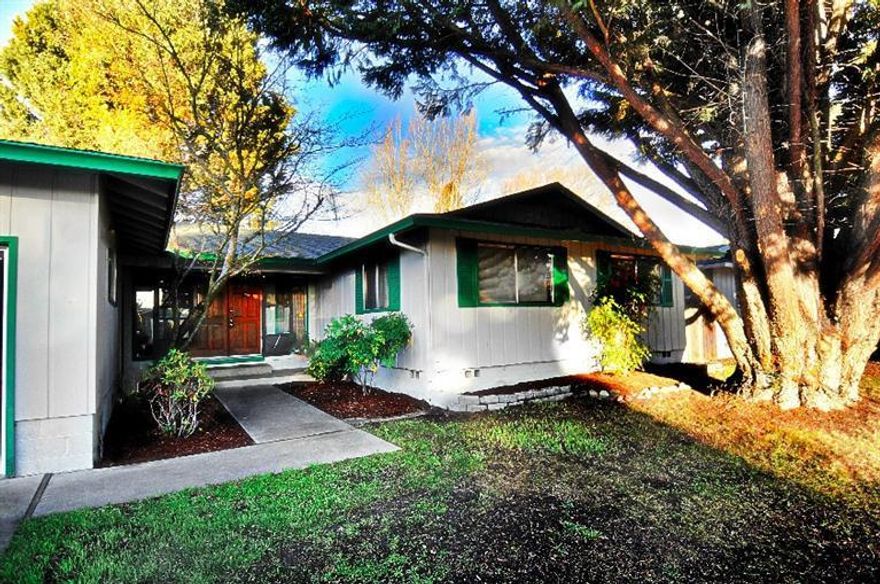 Come tour this cute home in charming Central Point. The property features include; a ￼￼large back yard with a neighboring creek, mature shade trees, a brand new garage door, ￼beautiful double doors in the front, family room, dining area, and a cozy breakfast nook. ￼Central Point is a lovely small town close to shopping, Lillie Belle ￼Chocolates, Ledger David Cellars Tasting Room, and The Rogue Creamery. With all ￼appliances included, this is one of the best deals in Central Point