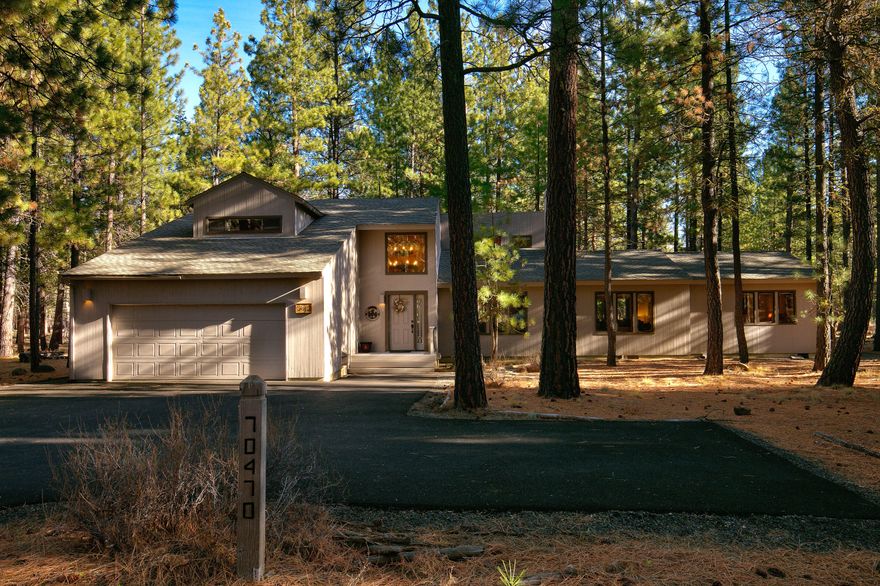 Bordering Deschutes National Forest, GM 12 is your perfect Black Butte Ranch getaway for full-time living, second home or investment property. Featuring two primary suites (upstairs & downstairs), two separate living space spaces (great room & bonus room) and close proximity to the Glaze Meadow Rec. Center, GM 12 is designed for entertaining all your friends and family. Downstairs includes a wood stove in the great room, laundry room, full kitchen, primary bedroom with separate living space as well as access to the large deck. Upstairs you'll find three additional bedrooms and two full bathrooms. Go see GM 12 today!
