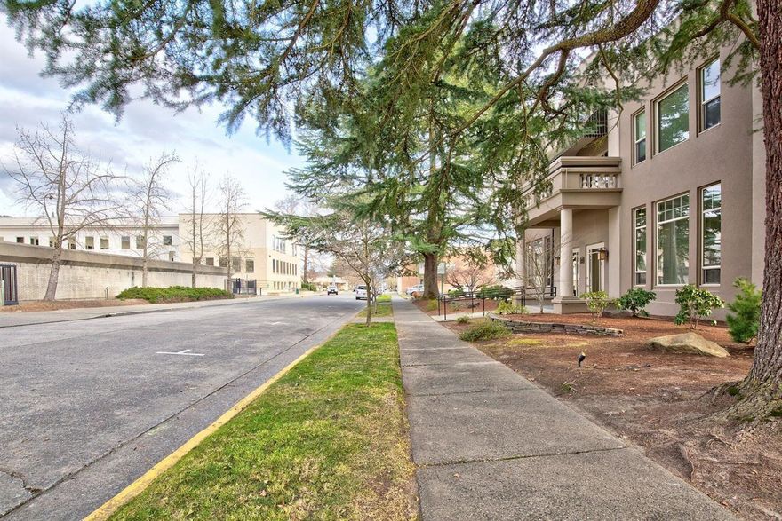 Perfect downtown location next to Court House and city offices. Professional attractive building 8000 square feet. Includes separate legal lot- which is currently used as parking. .57 acre in the middle of downtown. 2 legal lots include.23 acre for parking and.34 acre for 8000 sq. ft. building and garage. Space includes: High ceilings, several individual offices, meeting rooms, kitchen/break room, 5 bathrooms and 3 entrance points. East side of parking lot is leased. Grants Pass is a booming area with fast growth as is most of the Southern Oregon area. Parcel # 9900 with 8000 square ft Building and garage is zoned R-4. Parking lot Parcel #10000 is zoned GC. (general commercial) R-4 zoning could be used for multi dwelling, group care, etc. buyer would need a site plan review to change use. Entire Remodel in 2003.