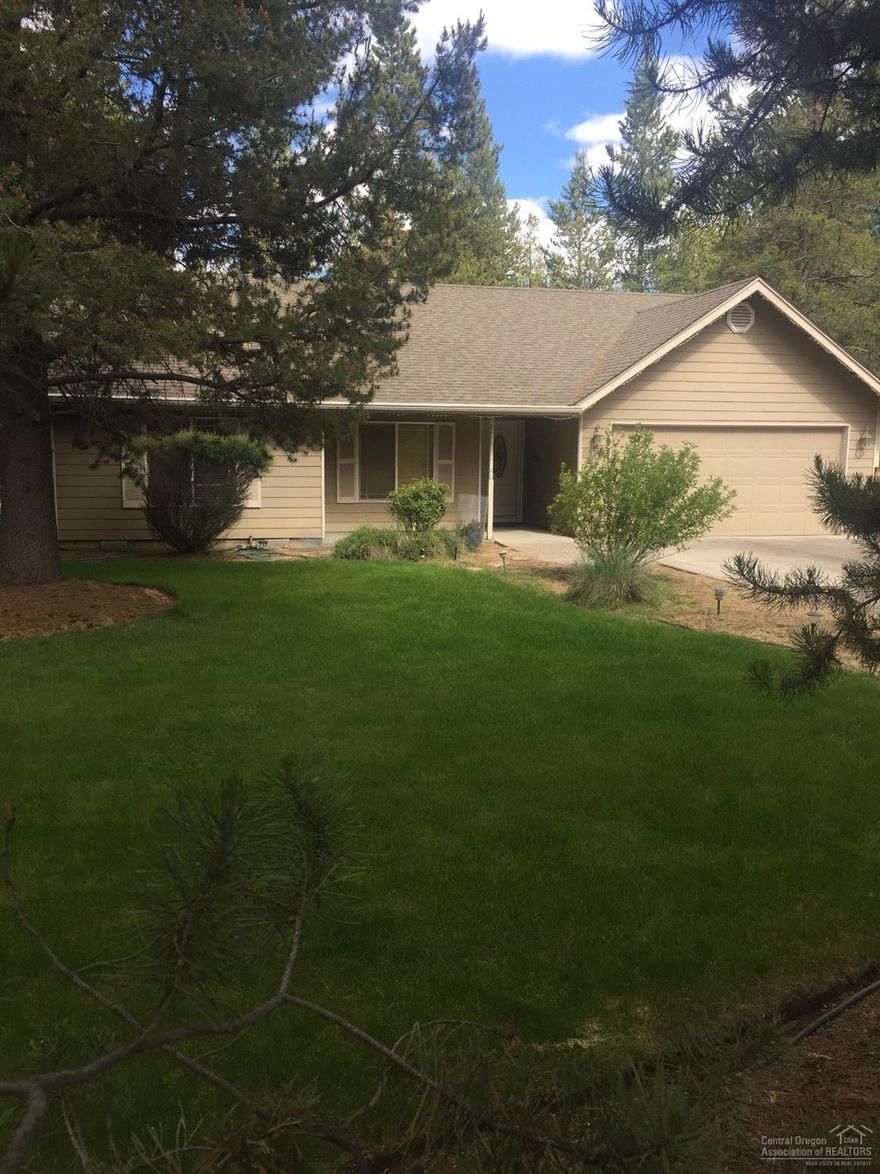 Extremely comfortable, warm and cozy home. Well kept, the builder-developer, Woodhouse, chose a well designed floor plan, permitting individual living spaces, while affording visual togetherness in the main living areas. with three bedrooms, two baths, an additional building, complete with cyclone fencing to house your favorite pet, or, to modify its well built framing and setting, to become a studio or game room, this home offers immediate move in and comfort. With a very easy to keep, manicured front lawn with sprinkler system. This home,located in the heart of Central Oregon's Wonderland of lakes, Snow Capped Mountains, biking, hiking, golfing, and numerous options of just down right fun living, is being offered at a perfect time of year, to take advantage of Central Oregon's Beautiful Lifestyle!