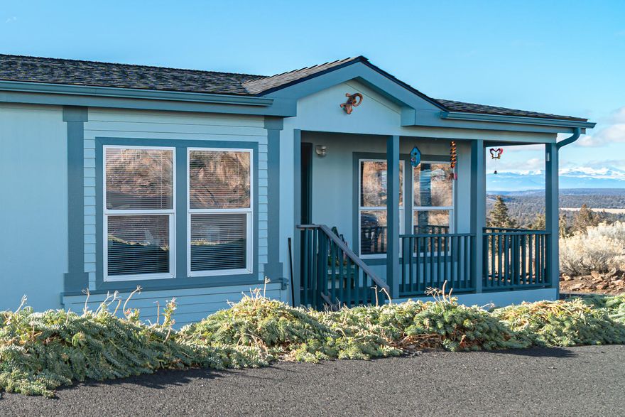 Don't miss these views! Situated on the southern edge of Crooked River Ranch in the heart of Central Oregon. Just a few minutes from CRR amenities, Steelhead Falls or a quick drive back into Terrebonne or Redmond. 1.19 acres that sits up on the hillside with panoramic views of the Cascades to Smith Rock from inside and out. This 1,966 sf home features an open layout w/bamboo flooring in the great room & dining. Kitchen boasts a central island w/breakfast bar seating w/ a formal dining room or breakfast nook off the entry & opening into the kitchen. Additional dining area large enough to seat a family table or oversized furniture. Master Ste is spacious & offers a walk in closet, bathroom w/ double vanity, walk in shower & soaking tub. Additional 2 guest rooms & full bath. Home features a deck for entertaining w/ some of the best views you'll find! Out back you'll find a double car garage with a shop & extra storage. Covered RV/boat parking w/ a paved driveway. Call today!