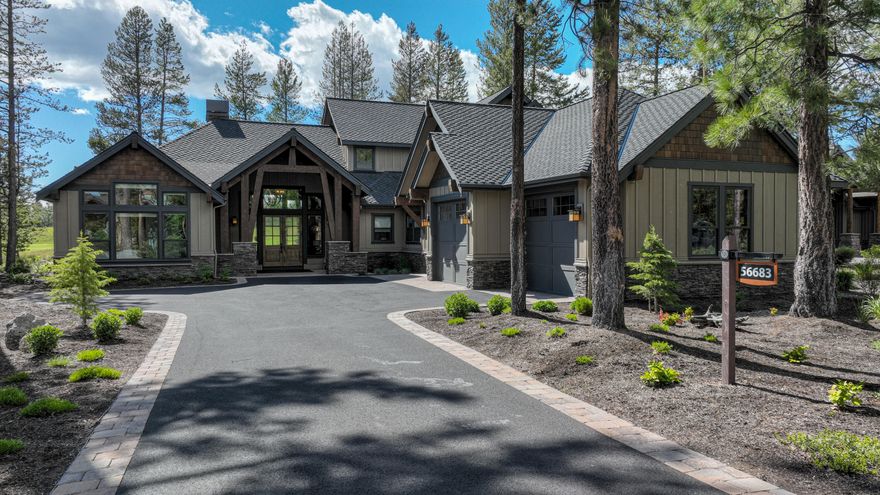 Spectacular western-facing golf course frontage home in Caldera Springs! Quality craftsmanship throughout and a fantastic floor plan provide everyone with the space they need.  Expansive outdoor living area w/ golf course views and private hot tub.  Gourmet kitchen, high end appliances, coffered wood ceiling, and a gorgeous stacked stone fireplace make this a welcoming mountain retreat.  Many extra features including a sauna, media room, bunk rooms, and much more. The oversized two-car garage is perfect for storing all your gear for four seasons of fun! Whether you are looking for a full-time residence, an investment property or a vacation home, this is your opportunity for a 5 star Sunriver adventure.  Sold furnished and ready for you to enjoy.