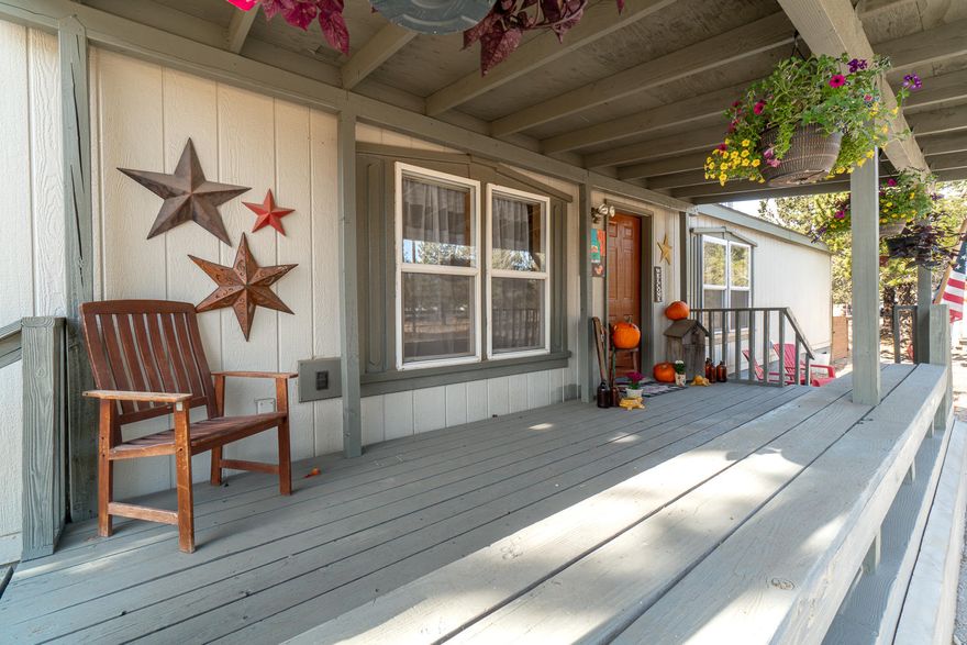 Enjoy living on the southern edge of Crooked River Ranch in the heart of Central Oregon. Just a few minutes from CRR amenities or a quick drive back into Terrebonne or Redmond. 1.85 acres of ready to go horse property w/a 1991 1,620 sf home. Open, great room layout w/plenty of space to live & entertain. Kitchen features a central island w/breakfast bar seating & lots of storage. SS sink & dishwasher, pantry & open shelving. Dining area lg enough to seat a large gathering or oversized furniture. Private Master Ste is spacious & offers a tiled walk in shower & rustic charm. Additional 2 guest rooms & full bath at opposite end of the home. Laminate flooring throughout for easy upkeep year round. Outside you'll enjoy the covered front & rear decks & fenced area to keep pets & family safe. Paddocks beyond are fenced for horses or other furry friends! Chicken coop included, just bring your flock. Extra storage shed included. Forced air w/AC.Plenty of RV & toy parking here - Don't miss!