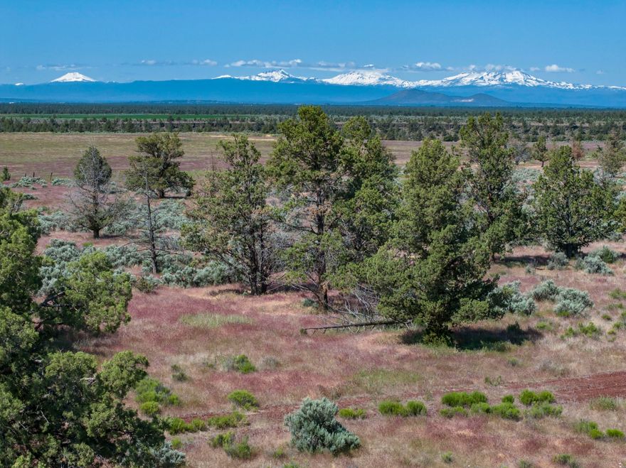 This unique 11 acre parcel sits on the Rimrock Edge of the beautiful Lower Crooked River Valley in the quiet north Powell Butte plateau area. The remarkable views of the Cascade Mountains and the Smith Rock formations can be enjoyed in the shelter of old growth Juniper trees. Truly a one-of-a-kind opportunity to build a beautiful home in private setting. The parcel comes with a 'vested' Conditional Use Permit meaning you can build now or hold until you are ready to build. The domestic well is drilled with plenty of water to supply home, shop, barn, corrals, landscape and gardens. Septic Feasibility has been approved for a standard system. A private gated road accesses O'Neil Hwy to the north and Cornett Loop to the south. The property is fenced and gated, conveniently located to Prineville, Redmond and Terrebonne.
