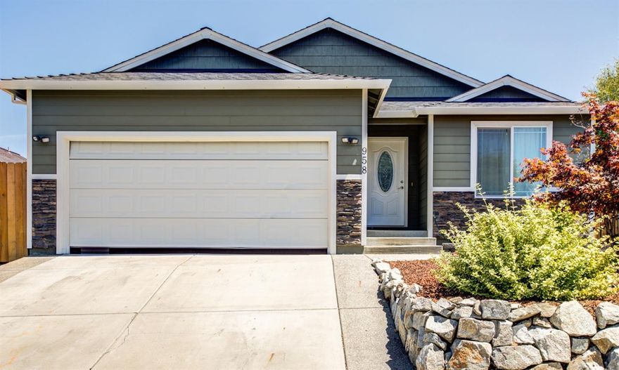 Well maintained custom built home looking for a new owner! Light bright and open floor plan has recessed lighting through out the home even in the kitchen it has beautiful granite counter tops that glow with the under cabinet lighting. The open concept allows for great entertaining and bringing the family/friends together with spacious living room. Master bed is over sized with built in plant shelves over the entrance to the master bathroom- master bath has dual sinks with granite counter tops and tile shower. Additional bedrooms are good size too. Indoor laundry with cabinets. Easy care turf lawn in back yard with low maintenance front. Call today for a private showing this house will go fast!