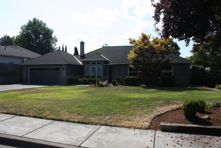 Location! Location! Spacious and bright single level home with large lot and pool. Over 2,300 square feet with remodeled kitchen, new roof, new flooring, new paint and more! Very private back yard with in ground pool and additional 1/2 bath. Covered patio, large master bedroom, french doors, tiled bathrooms, and vaulted ceilings. Desirable location close to Lone Pine elementary.