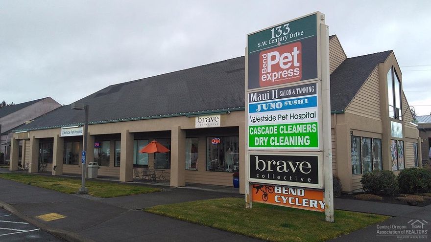 Hard to find small commercial space (940 SF) on Bend's Westside on SW Century Dr. available March 1, 2018. Some of the improvements may stay in the space. Good signage and visibility.