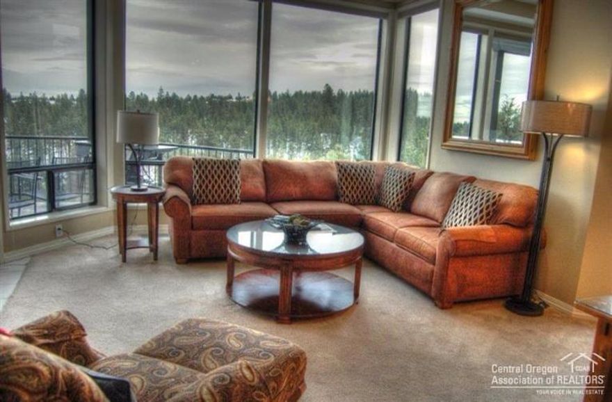 Beautiful location on the Deschutes River-partially remodeled and turn-key for your vacation pleasure! Enjoy this deed 1/5 interest (10 weeks annually) in Bend's favorite Destination Resort, Mount Bachelor Village. Amenities include pool, hot tubs, Fireside Lodge and access to the River Trail. All within close proximity to Historic downtown, The Old Mill and on the road to Mt. Bachelor. Monday-Monday Calendar, Unit 319E is also available.