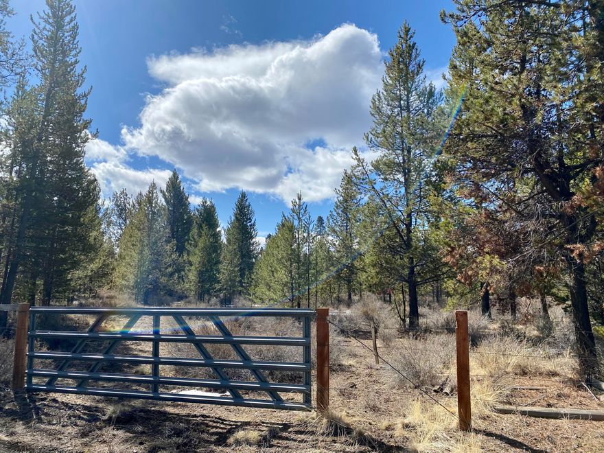Hard to find naturally treed property on a quiet country road. This beautiful, partially cleared lot is ready to build your dream home and enjoy the amazing Central Oregon location.  Located between Sunriver and LaPine, and a short distance to the Fall River, Little and Big Deschutes Rivers, the Cascade Lakes and Mt. Bachelor. So many possibilities in this outdoor enthusiast's dream!  The property is 3/4 fenced and the remainder will be completed after sale is closed.