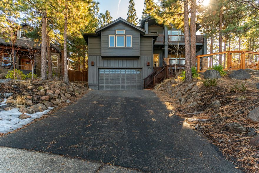Impeccably updated and lovingly maintained, this home enjoys a close-to-everything location in the Valhalla Heights / Awbrey Ridge neighborhood on Bend's west side. A beautiful entry with tongue & groove hemlock accent wall flows seamlessly into an open great room  with gas fireplace and plentiful windows, filling the room with natural light. Fully renovated center island kitchen features new quartz counters, custom cabinets and work spaces plus new stainless steel appliances. With a generously sized primary suite and an extra large bonus room, this 2,911 SF home provides plenty of privacy and work from home options. With new hardwood floors throughout, new exterior and interior paint, custom front door and a new air conditioning unit, this one is move in ready.  Situated on a quiet cul-de-sac, close to parks, shopping and schools.  Too good to pass up!