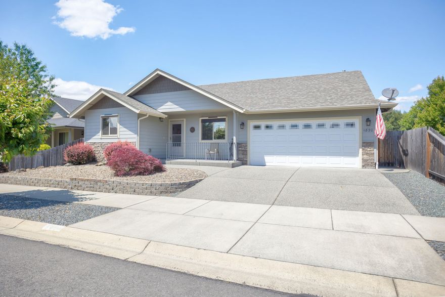 Move in Ready and a New Price! Welcome to 1820 SW I St, a beautifully maintained, single-level home offering comfort, convenience, and a host of desirable upgrades. Ideally situated on a flat parcel just moments from the popular All Sports Park, this 3-bedroom, 2-bath residence is perfect for relaxed living and effortless entertaining. Step inside to discover a smart, functional floor plan that includes abundant built-in storage throughout. The kitchen is a chef's delight, featuring soft-close drawers, sleek under-cabinet LED lighting, and ample workspace to inspire your culinary creations. Outside, enjoy year-round gatherings under the covered patio, complete with natural gas hookup for your BBQ. The fenced backyard is spacious and private, ideal for pets, play, or gardening, and the fully automated sprinkler system keeps everything green with minimal effort. This home is packed with thoughtful extras—don't miss your chance to see it in person.