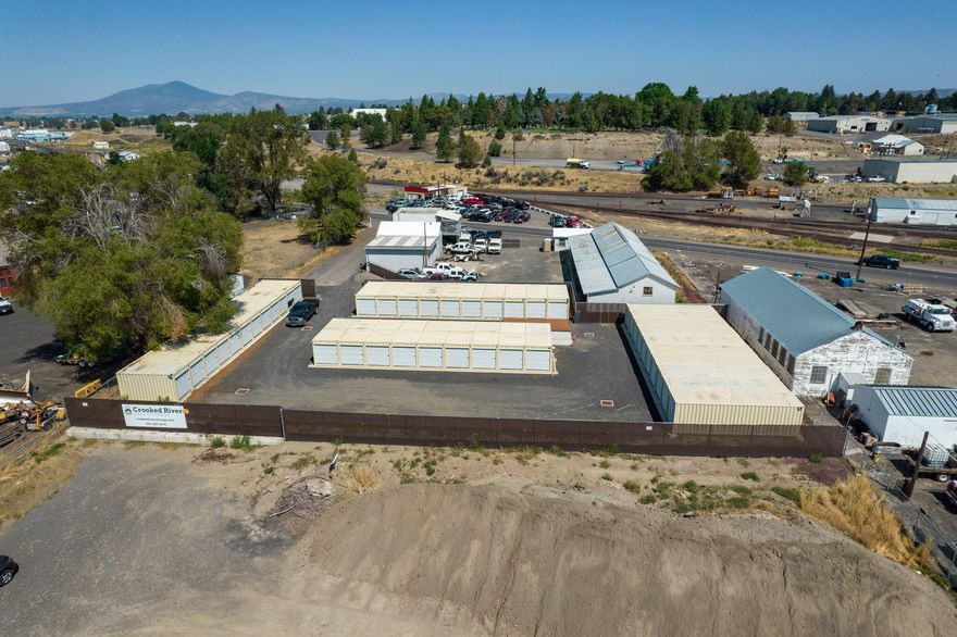 Newly improved investment property located in Prineville with a current 7% cap rate. Crooked River Self Storage is a new 50 unit self storage facility with a mix of 12 ft., 16 ft., 20 ft., and 30 ft. units. The storage units are metal storage containers attached to concrete footings. All existing commercial space has been recently renovated and is fully leased.