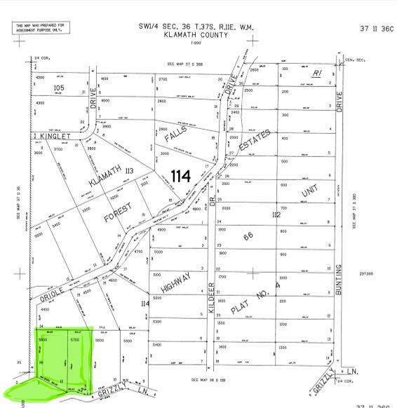 Klamath Falls Forest Estates Hwy 66 Unit Plat 4 - Land