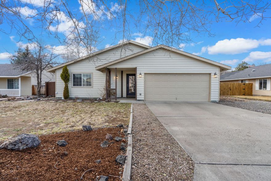 This 3 bedroom 2 bath house comes with a large .27 acre lot and a shop w/ living quarters above. Inside the house, there are 3 spacious bedrooms. The primary has
attached bath with double closets and offers plenty of natural light. Living room has vaulted ceilings, wood stove, and galley style kitchen. One of the standout features of
this property is the 24x30 shop with 768 sq ft living quarters above. The space is perfect for those who enjoy working on hobbies or projects as it offers ample space for
tools & equipment. Or use the heated space for cars, boats, or RVs. The room above is spacious and comfortable with a full bath, kitchenette, vaulted ceilings, lots of
windows for natural light, and views of Barnes Butte. The house also has an attached 2 car garage. Property is fenced and gated and has lovely trees as well as plenty of
space for a garden or large yard.