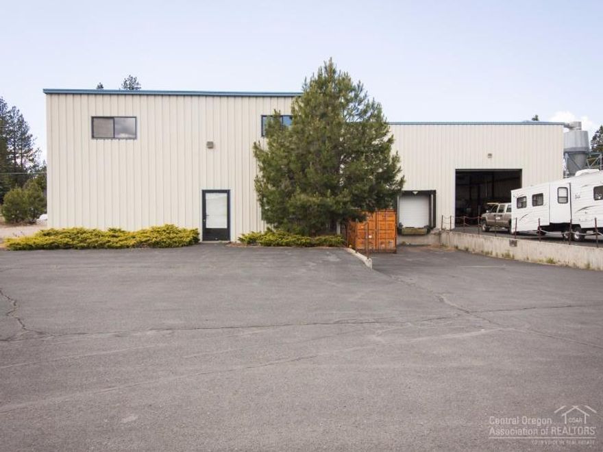 Hard to find industrial property in Sisters, OR. This building is perfect for an owner/user or an investor. Use one side and keep the current tenant in the other as additional income or use the whole building yourself. Has large mezzanine. This is an NN lease. Tenant is responsible for property taxes and property insurance.