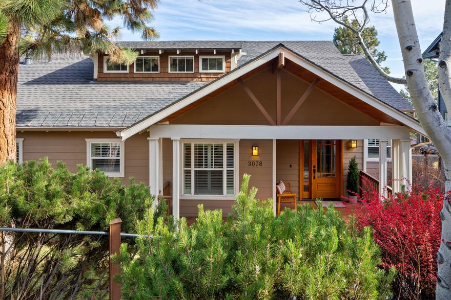 Discover the epitome of Northwest luxury living in the heart of Bend. This exquisite craftsman-style residence seamlessly blends elegance with the stunning natural beauty of its surroundings. This residence includes 3 bedrooms, 2 bathrooms, an office/den space, and a loft/bonus area. This home offers a functional floor plan that is accentuated by vaulted ceilings and large windows that flood the spaces with natural light. The kitchen is adorned with solid surface countertops and top-of-the-line  appliances. The primary suite is a sanctuary of comfort, featuring a spa-like ensuite bathroom and a private balcony with panoramic mountain views. Enjoy the 4th of July fireworks as well as a firsthand weather report of Smith Rock State Park from the deck space. With an oversized two car garage with tons of bonus storage, this property effortlessly combines style and practicality. Situated in a coveted neighborhood, you will benefit from all that Bend has to offer.