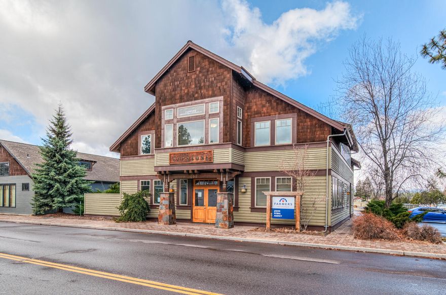 Excellent Multi-Tenant Office Investment Property with Strong Anchor Tenant | 6.03% Cap Rate

Distinctive two-story office in the rustic yet professional style that is common in Sisters, Oregon, a mountain town in the foothills of the Cascade Mountains.
Varied rooflines complement its natural evergreen and mountain peak views.
Located just two blocks off Highway 20, the main thoroughfare through downtown.
Capstone Accounting & Tax is the anchor tenant on a NNN lease.
Small office spaces occupied on 1-year, gross leases. 
Contact Listing Broker for NDA to review APOD.