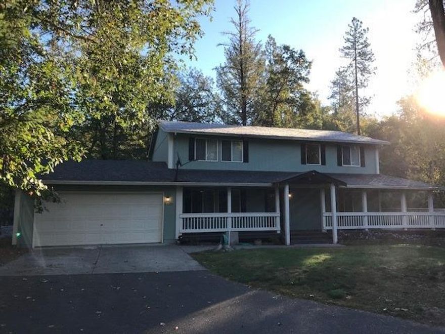 Farm House Style home with wrap around porch to enjoy the serene knoll setting over looking your pasture. The home features large rooms, a master bedroom both down stairs and upstairs. There is a dual HP plus individual room wall heaters. This home is very energy efficient. Home has been plumbed for propane. The well produced 40 gpm when drilled.