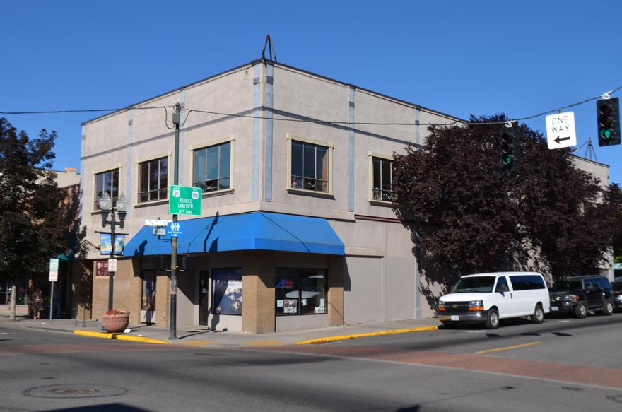 Two-story building in the heart of downtown Klamath Falls. Fully occupied with 2 tenants. Upstairs office space and Main Street level retail. Short-term leases remaining. New roof installed in 2012. Excellent condition and excellent location. Corner lot with public parking lot behind the building. Basement area for storage.