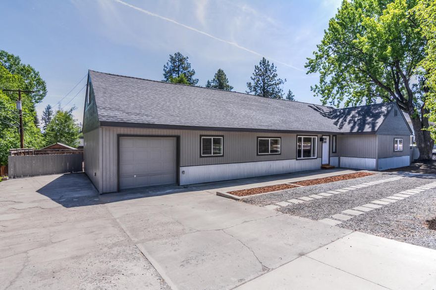 Come check out this fully remodeled home in the heart of Bend that's sitting on 2 tax lots! Minutes from 10 Barrel, Parilla, and Downtown! This 3 bedroom, 3 Bath, 2450 sqft single family home comes with RV hookups, ADU possibility, and is ready for Summer! Big and private backyard with 2 new decks. Master on main with en-Suite and an oversized tile shower in Master bath with Dual heads! New roof, (Sept.2019). Gas Furnace, flooring, windows, cabinets, paint electrical, siding and the list goes on! This is priced to sell and won't last! *Owners are licensed Real Estate Brokers in the State of Oregon.*
