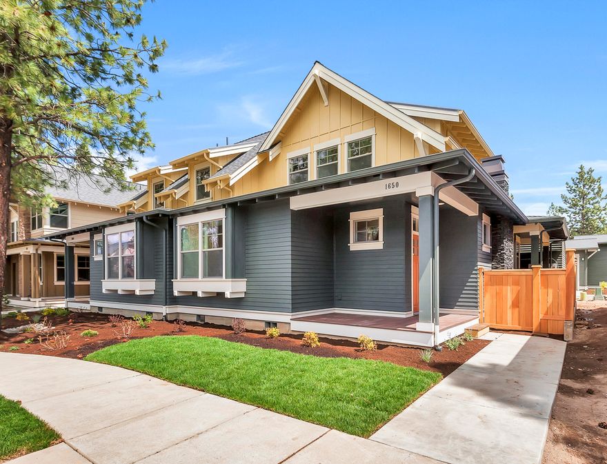 Nestled among the ponderosa pines on Bend's Westside, the Bungalows in Northwest Crossing are a beautiful place to call home. Unit 4 features the Abbot floor plan and offers 1401 sq ft with 2 bedrooms, 2.5 bath and two-car garage. Designer finishes throughout including hardwood floors, stainless steel appliances, tile counters, tank less water heater & ductless heating/cooling. HOA maintains the exterior, including snow removal, gutter cleaning and the recurring monthly fee includes water/sewer. The Bungalows offer an appealing location close to shopping, parks, schools, hiking and biking trails.