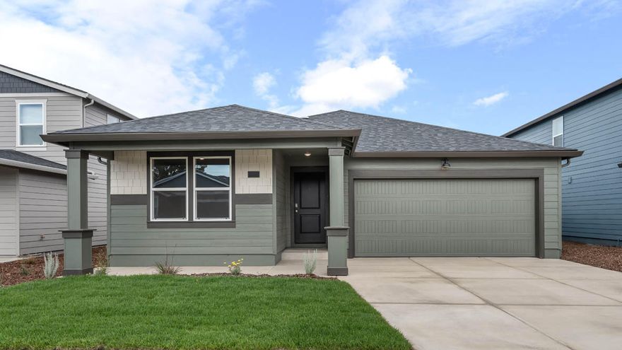 Black Friday Sales Event! New construction homesite in Medford! The marvelous Maple at Addysen Park is a stunning single-story home with 4 bedrooms, 2 bathrooms, and a 2-car garage, offering 1,754 sq. ft. of thoughtfully designed living space. Enjoy mornings on the charming covered front porch, then step into an open-concept great room featuring a cozy fireplace, dining area, and a stylish kitchen with solid surface countertops, shaker cabinets, island, and stainless-steel appliances. The private primary suite includes a double vanity and walk-in closet, while a tucked-away fourth bedroom is perfect for a home office or hobby room. A full laundry room and extra storage complete this beautiful one-level home. Receive a closing cost credit with use of builder's preferred lender. Open Sat. - Wed. from 9:30 AM - 4:30 PM, Thurs. - Fri. by Appointment Only. Photos are representative of plan; features/specs may vary.