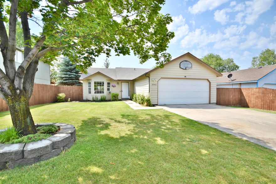 Charming SW Redmond home with tons of recent updates and relaxing yard. Don't miss out on this clean, perfect single story house with a NEW roof that will be installed during escrow! This home sits back from the street in an oasis with huge front yard, mature landscaping, covered pergola and relaxing fenced back yard. Laminate flooring, updated light fixtures, spacious bedrooms and an open floor plan make this a very livable home. Refrigerator, washer and dryer included. Lots of side yard storage and storage shed for your toys. Conveniently located in SW Redmond with easy access to Bend. Call your real estate broker today!