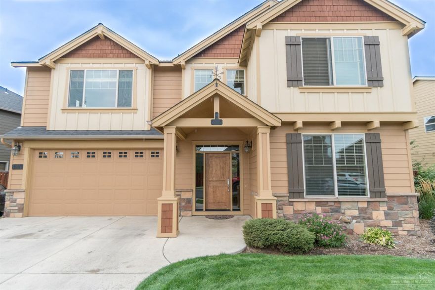 NW Redmond in an established community. Easy access & room to play in this spacious home. Ready for your family w/lg bedrooms, huge bonus rm, Master ftrs a dbl vanity & soaking tub. Great rm floor plan, cozy gas fire place & den/office off the entry. Perfect garage to accommodate the Central Oregon lifestyle w/20k Custom garage storage & tile floors. Private yard backs to the walking trail & canal so no neighbors! Lg patio & low maint landscape w/auto sprinklers. Community Pool, park & play area too!