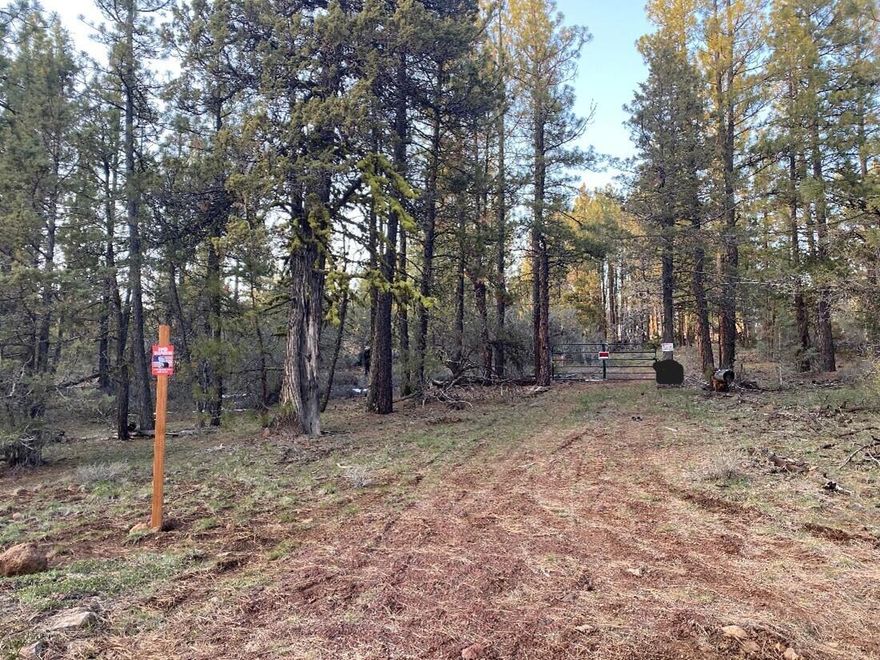 2+ buildable acres in the trees located near Bonanza, Oregon.  Zoned R2 Rural Residential.  
Some of the work has been started, partially cleared and has a front gate.  Gently sloped.  Ready for a new owner.  
Assessments for Road Maintenance Agreement & Klamath Lake Fire Patrol.  Klamath Falls Forest Estates Hwy 66, Plat #4.  
Buyer to perform own due diligence regarding property lines, zoning/building regulations, property lines, uses, access & utilities, etc.