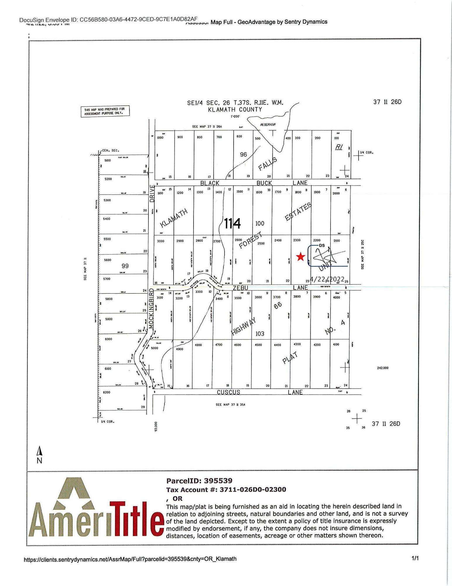 Klamath Falls Forest Estates Hwy 66 Unit Plat 4 - Land