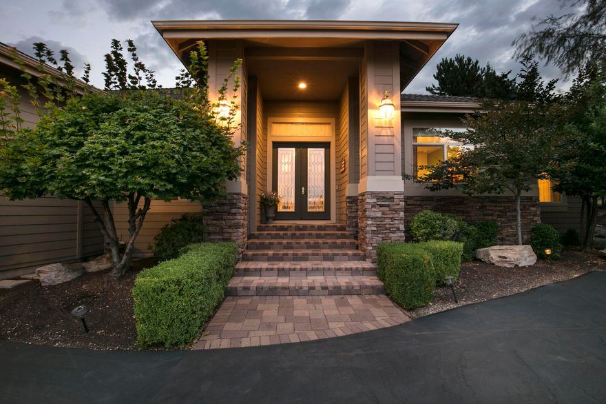 Your 5 star resort lifestyle awaits! Located on the quiet Murrelet Drive in a well established Eagle Ridge neighborhood, you'll find this gorgeous custom home! A majestic property on the 17th hole of the Challenge Course and located in the award-winning Eagle Crest resort, this single level house with 3 fireplaces and a 1100 sq ft 3 car garage is ready to call yours! An open concept living area offers plenty of breathing room and entertainment spaces, including an expansive kitchen island and dining area and a pool room complete with a stunning game table and all of the accessories included. This truly is the ideal floor plan with the primary suite and master bath, complete with a triple-sided gas fireplace, also opens to the paver patio and hot tub, while the add'l guest ensuites are located on the other wing of this spacious house and additional rooms to use as remote work areas, an office, den, study, or media room. This is a special one not to be missed!