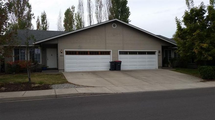 Very clean and well maintained duplex in nice area of similar dwellings and mix of single family units. Each unit has two bedrooms, 2 baths, 2 car garages and approx 1100 Sq. Ft. per unit. Nice size private, fenced back yards on a total of .18 acres. Tenants would like to stay if possible. Seller has kept units in good repair by fixing even the smallest repairs needed. Very nice neighborhood close to Costco. Agents can call tenants to show, No lock boxes. See agent remarks. . Seller is out of state and is checking on a possible 1031 exchange situation at no cost to buyer.