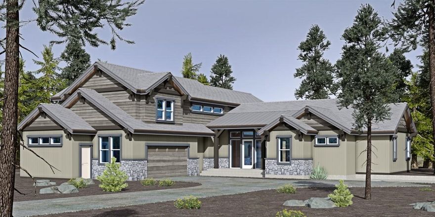 UNDER CONSTRUCTION This new home is the prefect place for gathering your family and friends to celebrate the Caldera lifestyle. Stepping through the front
door of this fabulous home you look onto a beautiful courtyard with a fireplace where you can sit and relax while gazing at wildlife in the peaceful forested
setting. A spacious open and bright great room with vaulted ceilings, a chefs dream gourmet kitchen and large dining area provide the space for entertaining.
The master bedroom on the main level has a luxurious bath with large shower and separate soaking tub. 2 master suites with en-suites,on the second level, a
bunk room, and upstairs bonus room/bedroom provides extra space to relax and play and includes an alcove with built-in bunk beds. Over-sized double garage
with extra storage. Just a short walk to all the amenities Caldera Springs has to offer. Home will be completed May/June 2021