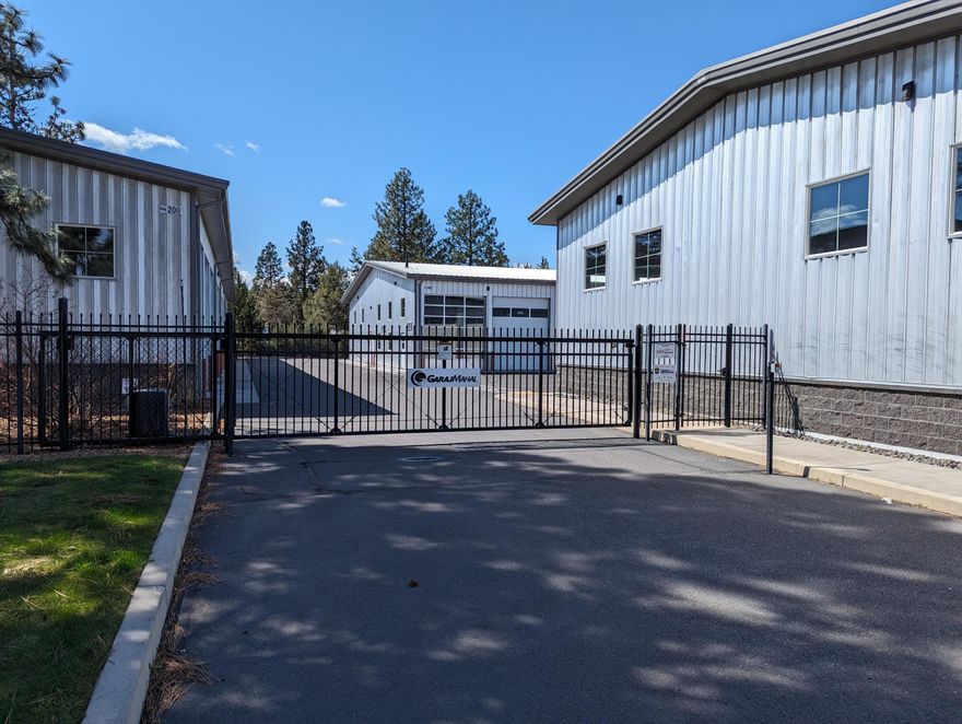 GarajMahal offers a unique opportunity to own your own storage garage for your RV, boat, collectible cars etc. Featuring a RV dump station, clubhouse & fully fenced w/gated access. Each unit is individually metered for power & gas. This unit features a gas furnace (w/thermostat), 50A, 30A power outlets along with several additional 110v outlets, 12'x14' roll up door (w/electric opener) & epoxy coated floor. Low quarterly dues include common areas, security, landscaping, & snow removal. Constructed in 2008 with state of the art, class A steel.