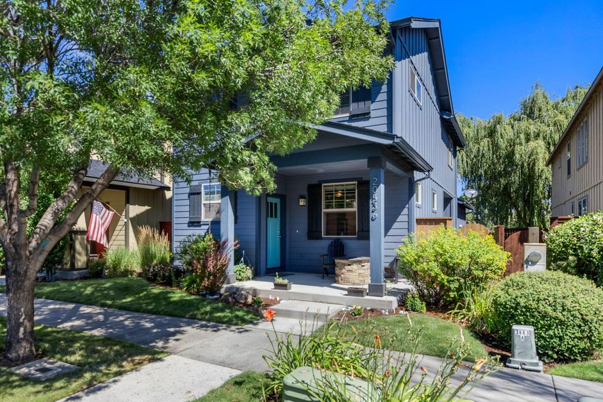 A neighborhood where community and comfort come first. This charming 1,432 sqft cottage-style home features 3 beds and 3 baths, with all living spaces on the main floor and bedrooms upstairs. Enjoy an open living area with hardwood floors, a cozy gas fireplace, and a bright, stylish kitchen with stainless steel appliances and quartz countertops. The private courtyard is perfect for relaxing or entertaining. Upstairs, the primary suite boasts vaulted ceilings, walk-in closet, and a spa-like bath. Best of all, your garage opens to a 1.25-acre park with willow trees, a playground, and plenty of space for kids to play safely. Find more than a home here—discover a true community. Schedule your private tour today!