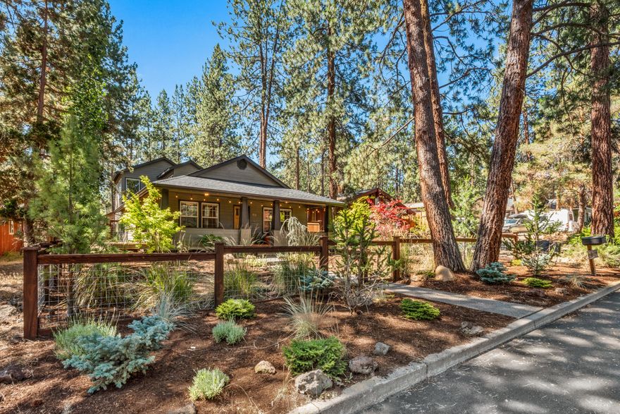 Remodeled 4 bed, 3 bath home in the heart of Bend's desirable River West neighborhood. Tucked away on a quiet street, near all the amenities of the Galveston Corridor, Newport Avenue, and Downtown. The 2019 remodel added a second story primary suite complementing the existing main floor ensuite bedroom, as well as an expanded 2-car garage & interior updates. Step onto the covered front porch and into the open concept living area with white oak floors and chef's kitchen with a six-burner range, two ovens, generous center island, & walk-in pantry. The main floor junior suite, plus two add'l guest rooms & full bath provide flexibility for home office, guests, or multigenerational living. The upstairs primary is a private retreat with vaulted ceilings, skylights, soaking tub & heated bathroom floors. The perimeter of the property is fully fenced with low maintenance landscaping, inviting front porch for outdoor living and options for additional alley or fenced in parking by the garage.