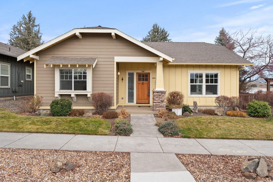Discover this charming single-level home in a prime NW neighborhood, close to parks, trails, and shopping with effortless access to downtown and the parkway. A bright great room with vaulted ceilings creates an inviting space to relax or entertain. The well-appointed kitchen showcases granite counters, extensive cabinetry, and a pantry. Thoughtful touches include solid wood doors, a versatile wall bed in the front bedroom, and a privately positioned primary suite with radiant floor heat in the primary bath. Outside, enjoy a peaceful fenced backyard complete with mature landscaping, a tranquil water fountain, and a storage shed for your extra gear.