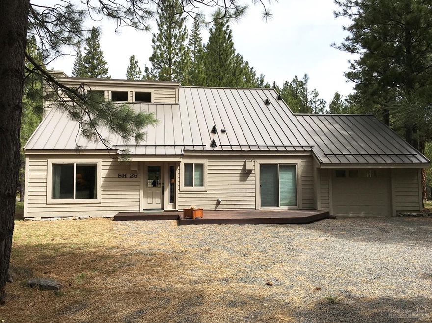 Great location, well maintained, super clean and turn key ready. Absolutely ready for your new vacation home or permanent residence at BBR. Feels like a Sisters cabin in the woods with all the modern conveniences. Newer/certified wood stove insert heats the entire house but there's forced air electric furnace as well. New double pane windows throughout. Light and bright. BBR Homeowners assessment has been paid in full.