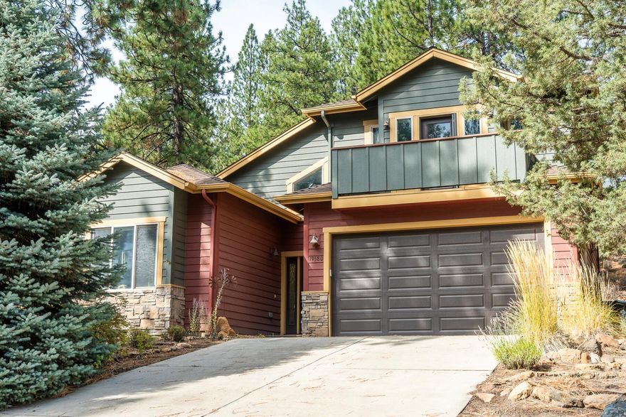 Impeccably maintained and ideally positioned across the street from the Deschutes River Trail, this Craftsman home in SW Bend captures the essence of Central Oregon living. Inside, a warm open layout connects the living, dining, and kitchen spaces centered around a gas fireplace and anchored by hardwood floors. The spacious primary suite offers a calm retreat with a generous walk-in closet, while the covered patio invites summer outdoor dining and quiet moments surrounded by native landscaping. From here, walk or bike to the river, explore the nearby Old Mill District, or be on the slopes of Mt Bachelor in minutes. A perfect balance of comfort, location, and active lifestyle, this home embodies why Bend continues to inspire residents across generations