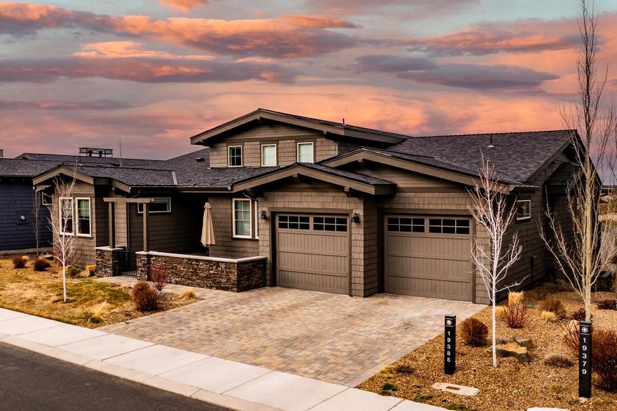 Stunning Cascade Mountain Views, Modern Northwest Architecture and 4,164 square feet of living space converge in this beautiful Tetherow Residence. 5 Bedrooms and 6 Bathrooms provide multiple rooms and great living spaces in an open concept Floor Plan. French White Oak Hardwood Floors highlight the Main Level and living spaces. The Kitchen and overall interior finishes focus on a light and bright, Modern and Northwest palate. Outdoor spaces are offered on both floors of the home and take advantage of Stunning Cascade Mountain views. A Large Bonus Room is located in the lower level of the home.