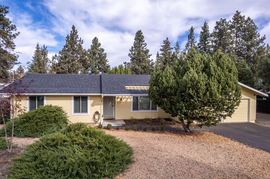 NOW OFFERING A $12,000 CREDIT TO BUYER THROUGH DECEMBER 2023!

Updated single level ranch style home in the peaceful, charming neighborhood of Wildwood Park, adjacent to Bend Golf Club, in South East Bend.  This home is move-in ready with many quality updates: NEW roof and new water heater Oct. 2023, NEW Anderson windows throughout,NEW luxury vinyl plank flooring, NEW carpet in bedrooms and front living area, a COMPLETELY UPDATED kitchen with quartz counters, modern cabinets and SS appliances, ATT septic system installed in 2016.  Totaling $90,000 in upgrades! 
The private fenced back yard is beautifully landscaped with a manicured lawn, automatic sprinklers, an expansive deck, a gas bib for your BBQ, covered sitting area, greenhouse, and shed on a large .28 acre lot,
RV parking and 2 car garage.

Doug with Gauranteed Rate Mortgage will be at Saturdays Open House Nov. 25th from 11am-1pm to explain rate buy down plans and how you can make this home yours!