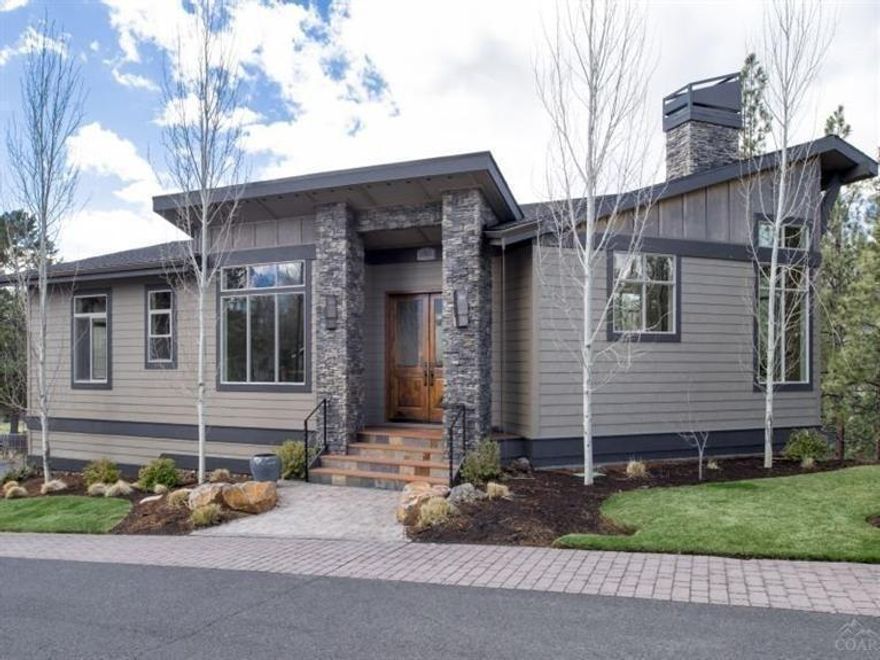 Relax to the sound of the river from this striking custom home. Tastefully designed with high end finishes that match the beauty of the site's surroundings. Concrete counters, zebra wood, tile and stone combine to create a perfect home. Located adjacent to the Davis Park Site and First Street. High ceilings, 3 fireplaces, hardwood floors, upgraded appliances including single standing ice maker, double ovens & Dacor six burner stove. Close to down town. Easy river access right out your back door.