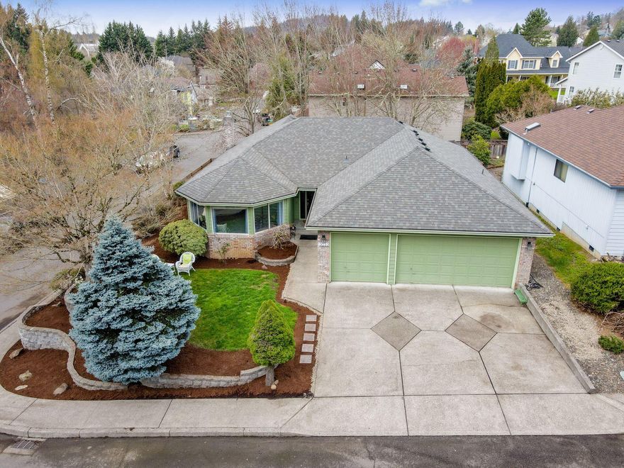 spacious and updated Happy Valley one level home on large lot with RV parking and plenty of storage. New heating/Cooling system, new water heater, newer roof, updated kitchen, updated bathroom sinks and counters, 3 car garage, plenty of storage under the house with RV parking.