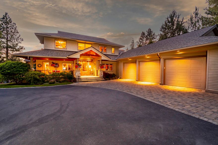 Live the Dream in Awbrey Glen, Bend's premiere Gated Golf Community.  Stunning Steve Van Sant designed home w/ exceptional details situated on .51 acre lot & Freshly Painted. Great Rm has Raised Hearth Fireplace, Volume Ceilings, Wonderful Built-in Cabinetry and Wood Wrapped ''Walls of Glass.  Open Kitchen include Sub Zero Refrigerator, 2 Ovens, 5 Burner Induction Cooktop, Cabinets Galore, Granite Counters, Wet Bar w/ Beverage Fridge, Glass Lit Cabinets, Center Island & Walk-in Pantry. Formal Dining Rm is open to the Great Rm & Kitchen. Main Level Office has Gorgeous Built-in Cabinets w/ Granite Desk Area. Master Suite is on Main Floor complete with Fireplace, Dual Vanities & His/Hers Walk-in Closet plus Access to Large Laundry Rm for Convenience.  Enjoy Outdoor Entertaining on your Massive 1500SF ''Timberteck'' Deck situated on 3 sides of home, Buit-in BBQ, Mini-fridge, TV & Heaters. Oversized 3 Car Garage is 1345SF w/ Radiant Heated Floors, Storage Rms & Workshop Area. And Much More!